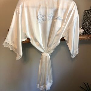 White Bride Robe